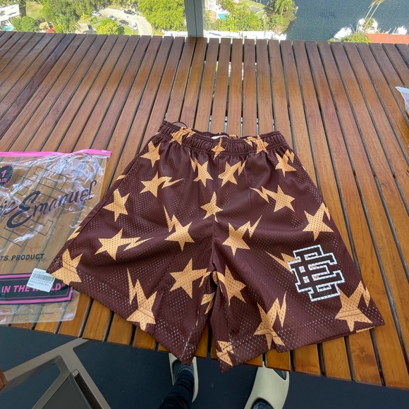Eric Emanuel x BAPE Miami Shorts Brown